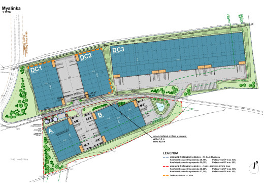 P3 Park Plzen Myslina_park layout